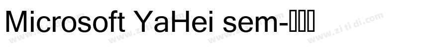 Microsoft YaHei sem字体转换